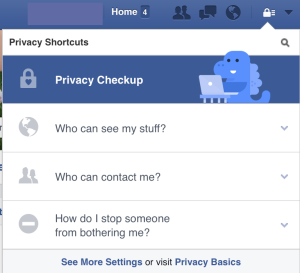 Facebook Privacy Checkup 2016