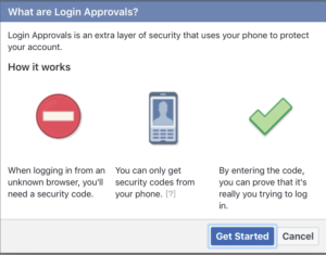 MFA Facebook login approvals